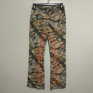 Rockstar Original Sweatpants Adult 10 Camo Orange Graphic Jogger Hunting Outdoor